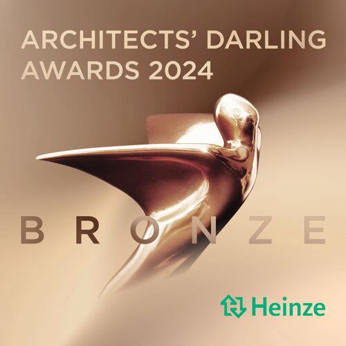 Certificate for third place in the Heinze Architects' Darling competition