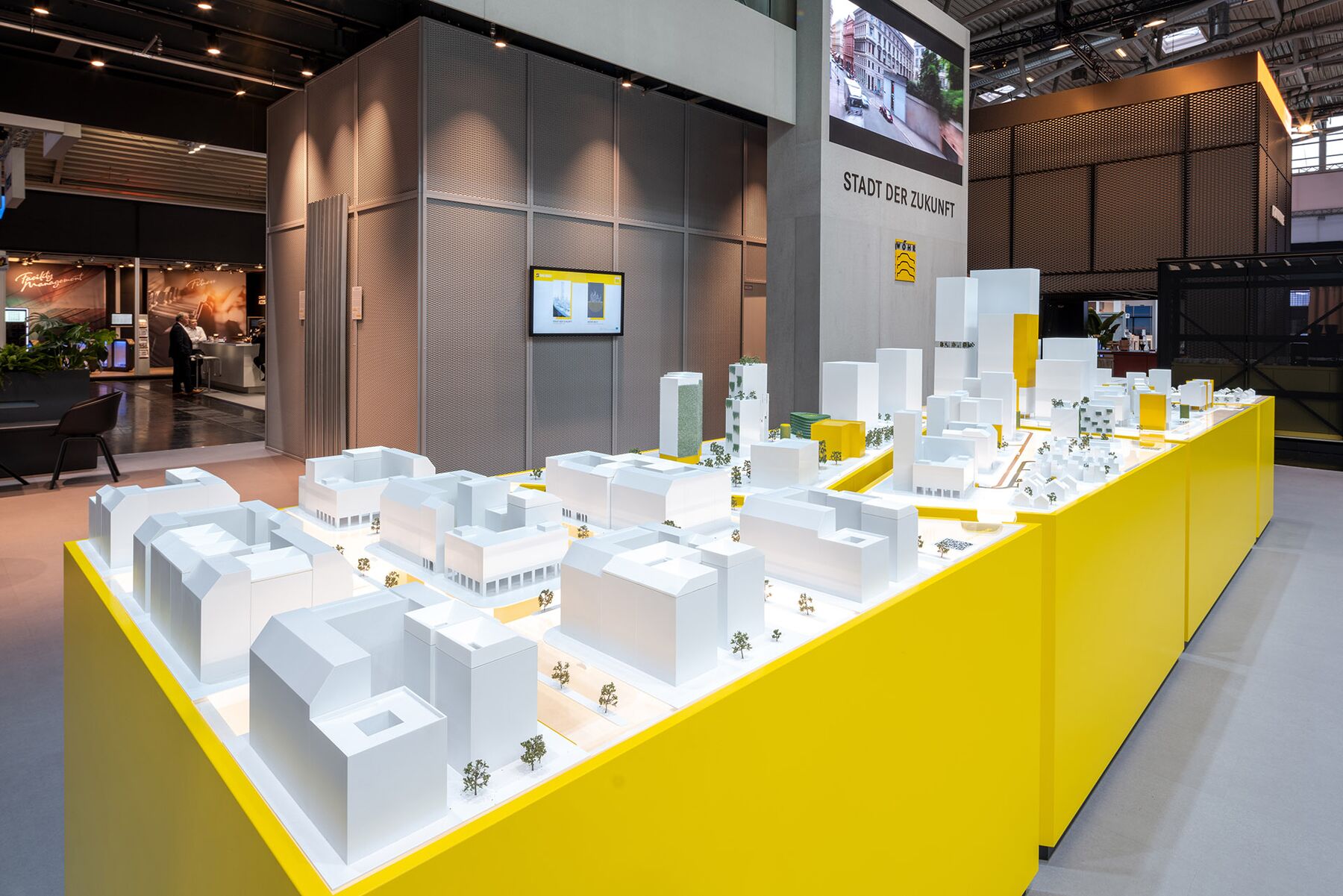 View of the WÖHR FUTURE CITY city model