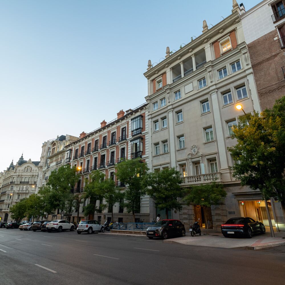 Exterior view of the Montalban 11 building in Madrid