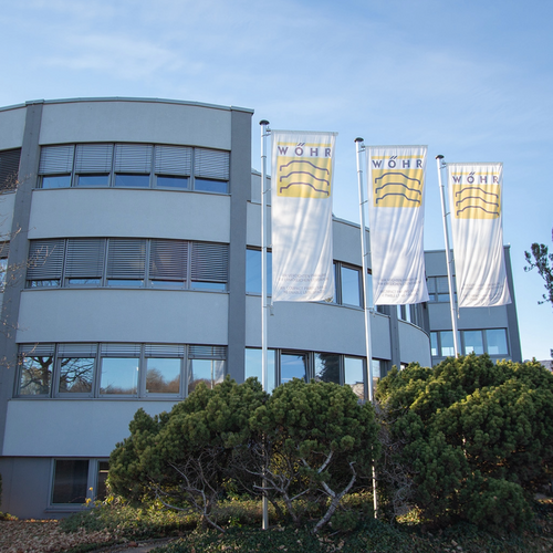 Exterior view of the WÖHR Autoparksysteme company building