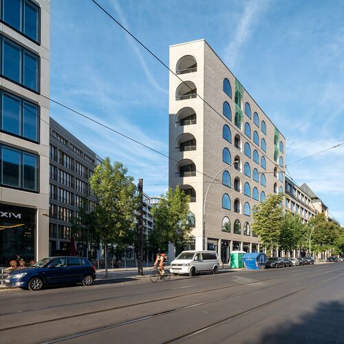 A view of the ‘AM TACHELES’ district