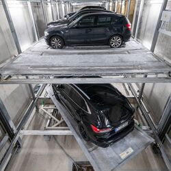 Parking system from the inside