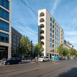 A view of the ‘AM TACHELES’ district