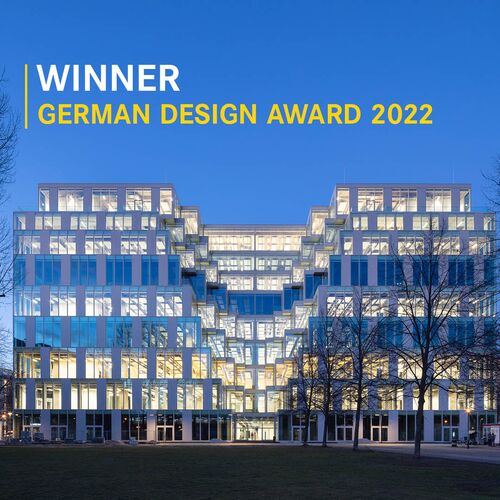 Exterior view of the UP! Berlin office building