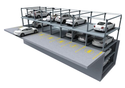 Visualisation of a parking system