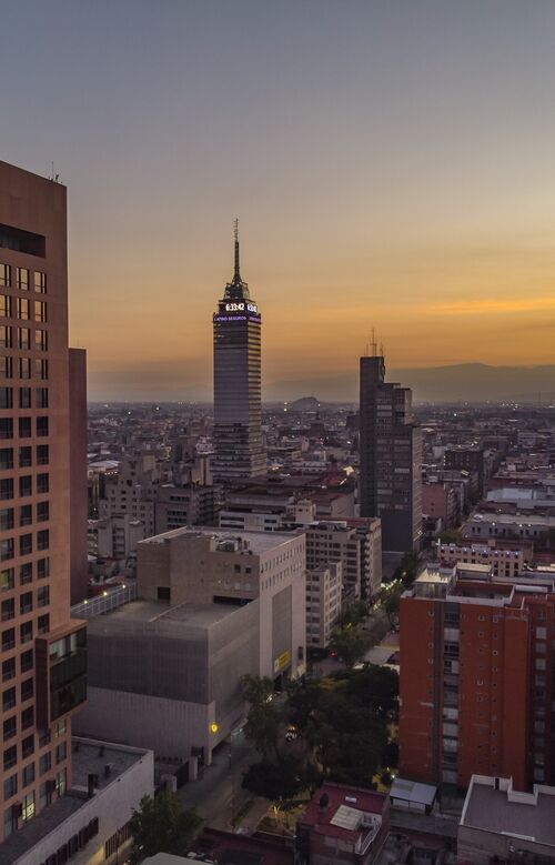 Photo of the Campos Elíseos building in Mexico City