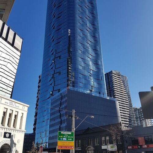 Exterior view of the Shadow Play building in Melbourne city centre