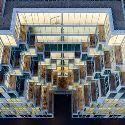 Aerial view of the UP! Berlin office building