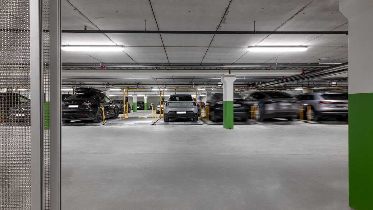 The Parking Platform 601 units are shown from the rear.