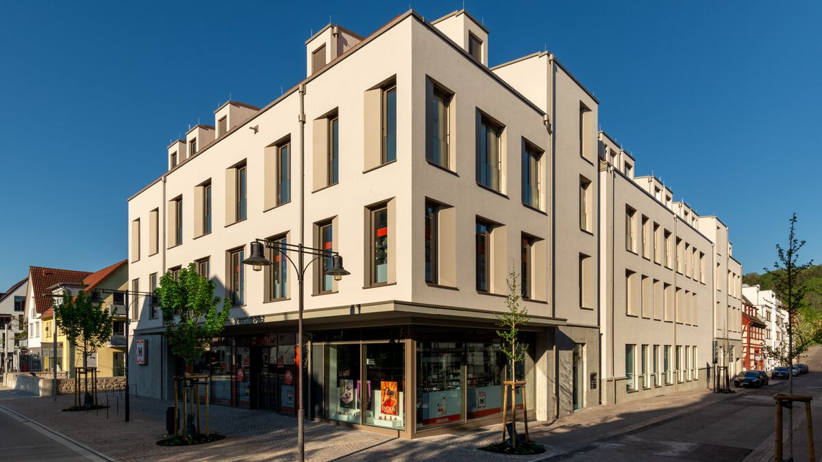 Aerial view of a building in Balingen